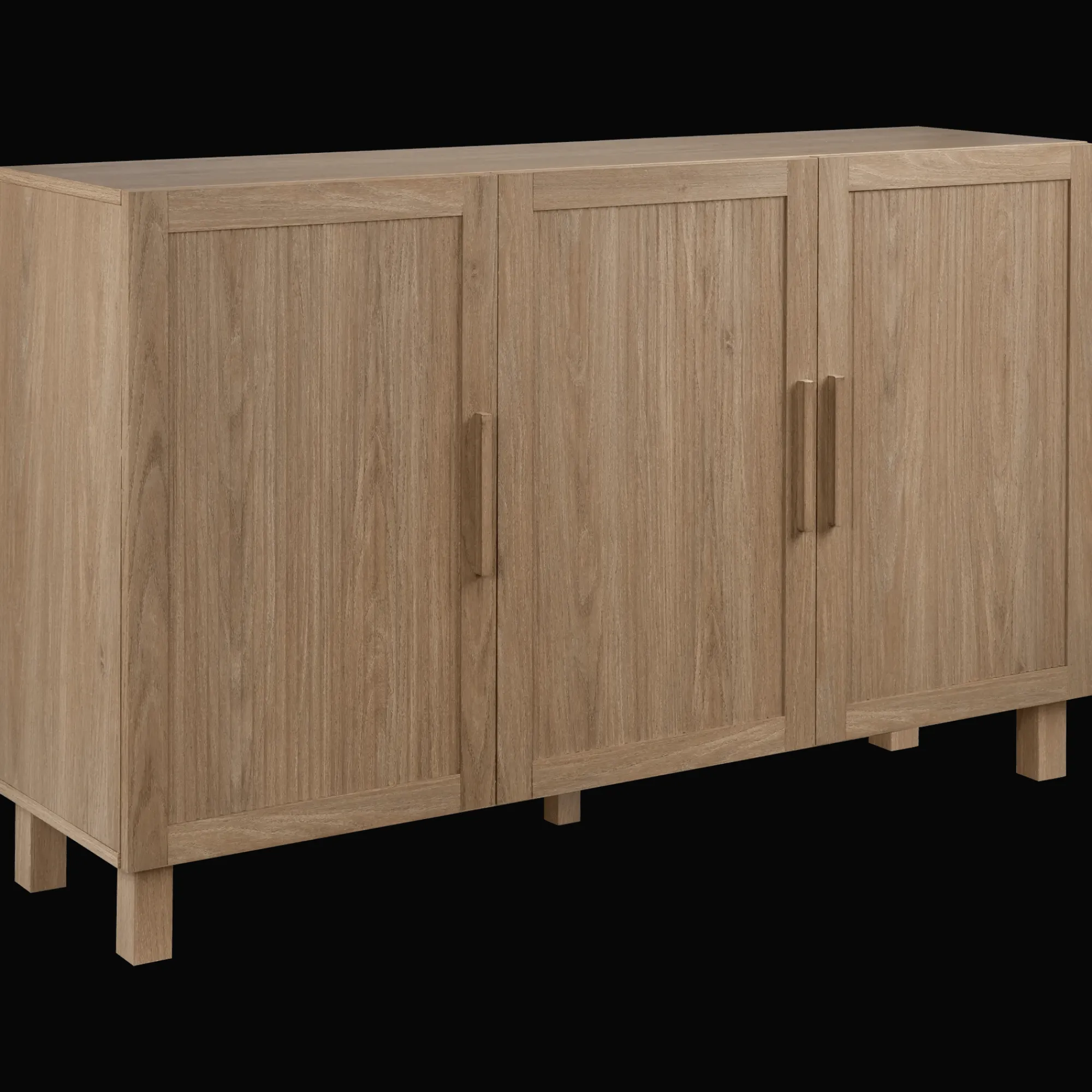 Bouclair 3 Door Wood Veneer Buffet* Furniture Accessories|Buffet Tables & Credenzas
