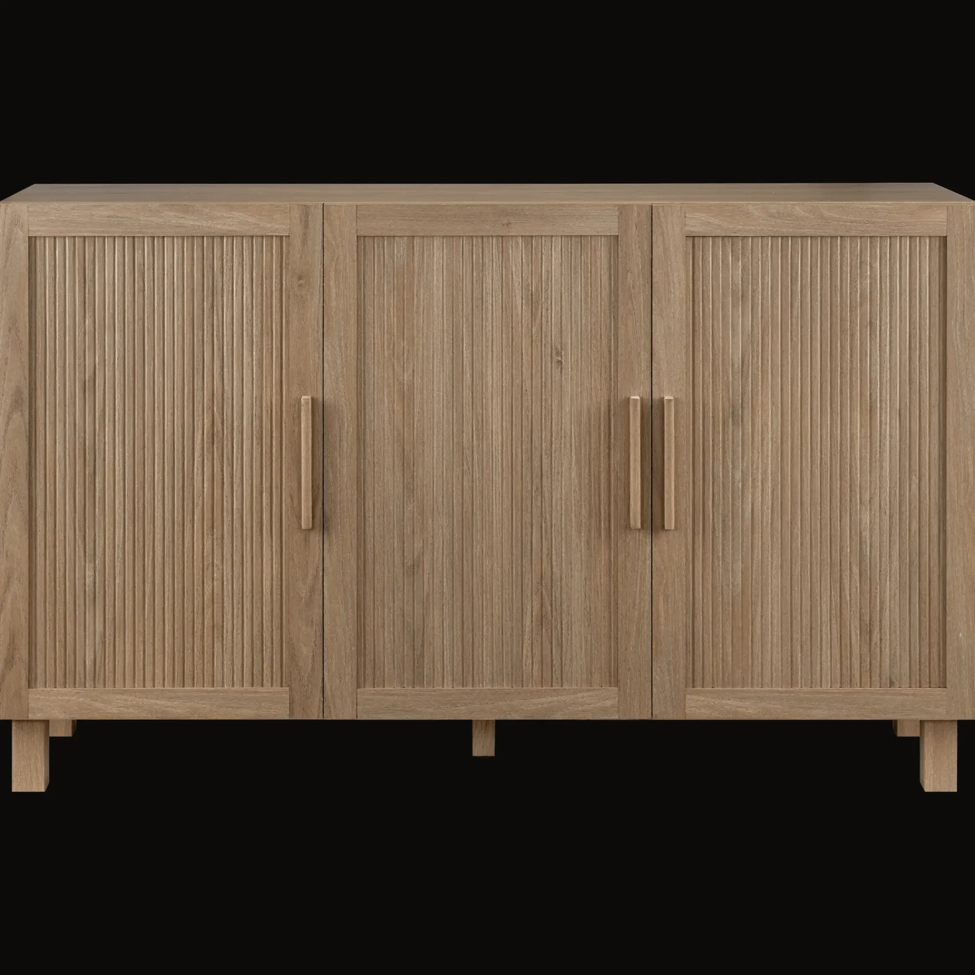 Bouclair 3 Door Wood Veneer Buffet* Furniture Accessories|Buffet Tables & Credenzas