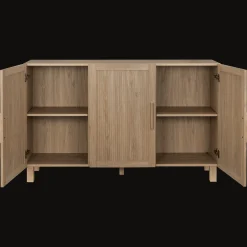 Bouclair 3 Door Wood Veneer Buffet* Furniture Accessories|Buffet Tables & Credenzas