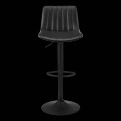 Bouclair Adjustable Barstool with Stitched PU* Furniture Accessories|Bar & Counter Stools