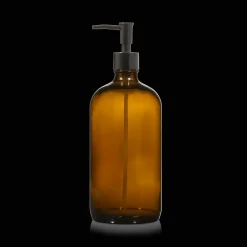 Bouclair Amber Glass Soap Dispenser* Dinnerware|Kitchen & Dining Accessories