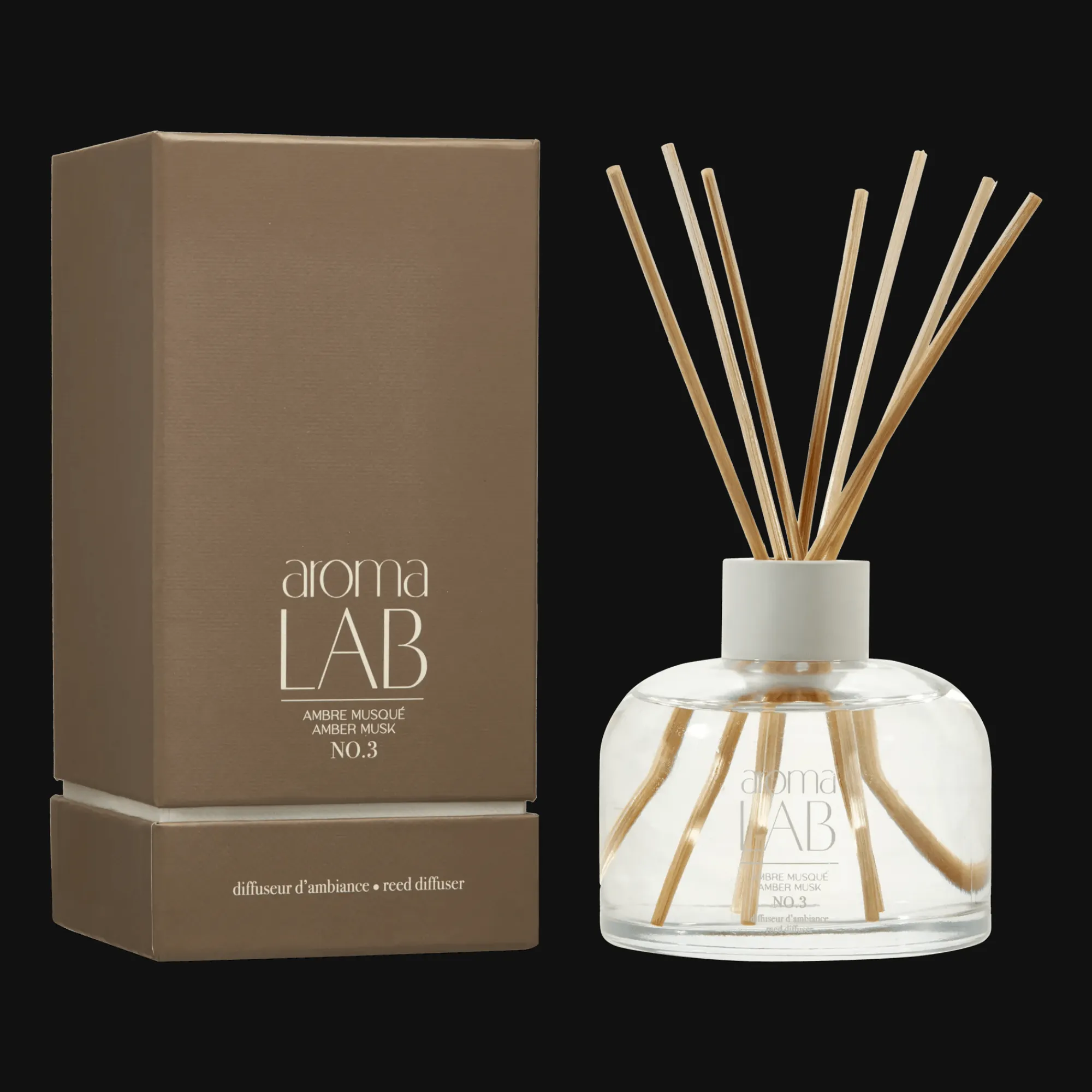Bouclair Amber Musk Diffuser - Aroma Lab* Candles & Candle Stick Holders
