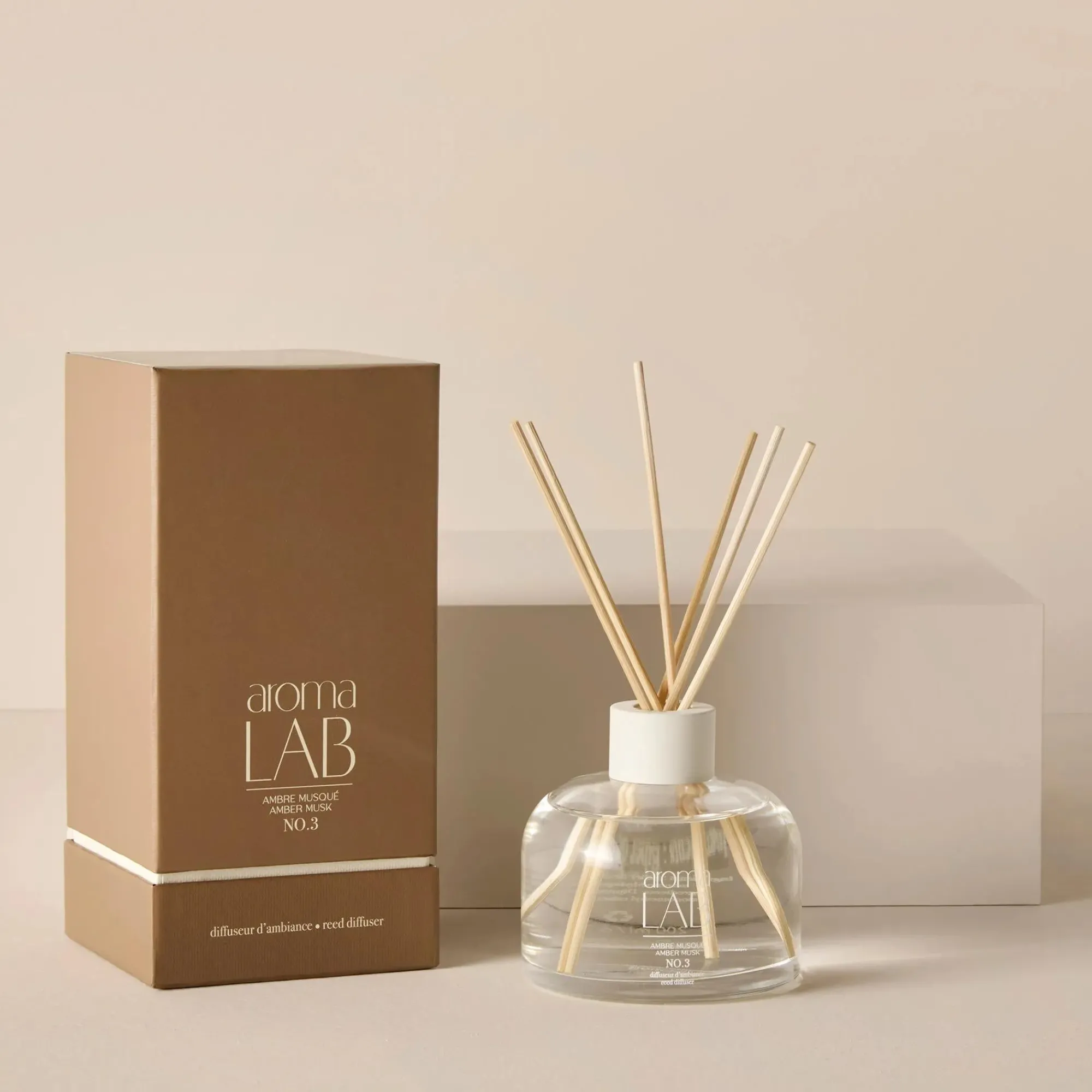 Bouclair Amber Musk Diffuser - Aroma Lab* Candles & Candle Stick Holders