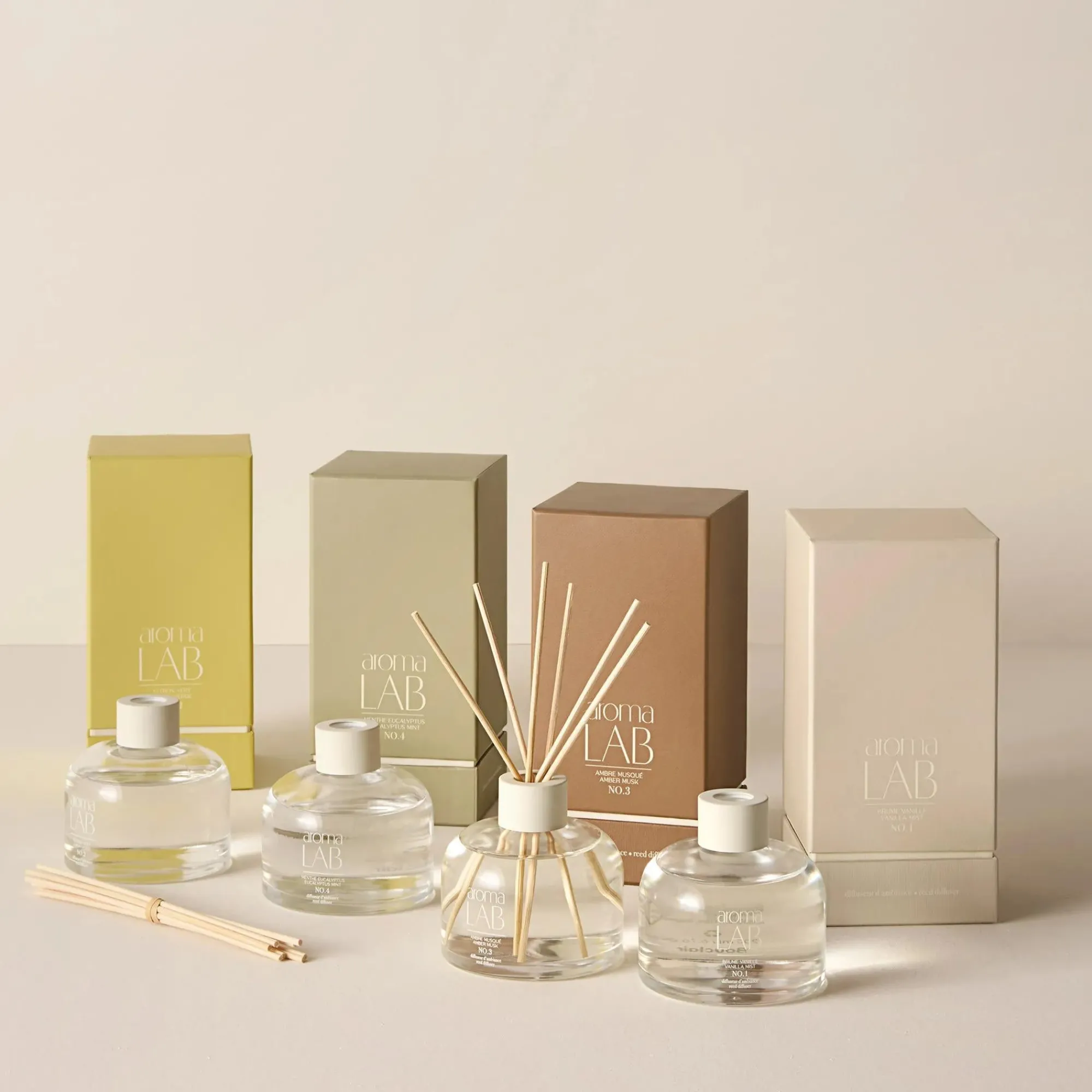 Bouclair Amber Musk Diffuser - Aroma Lab* Candles & Candle Stick Holders