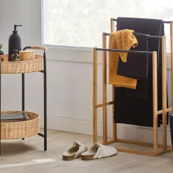 Bouclair Bamboo Towel Rack* Bathroom Furniture
