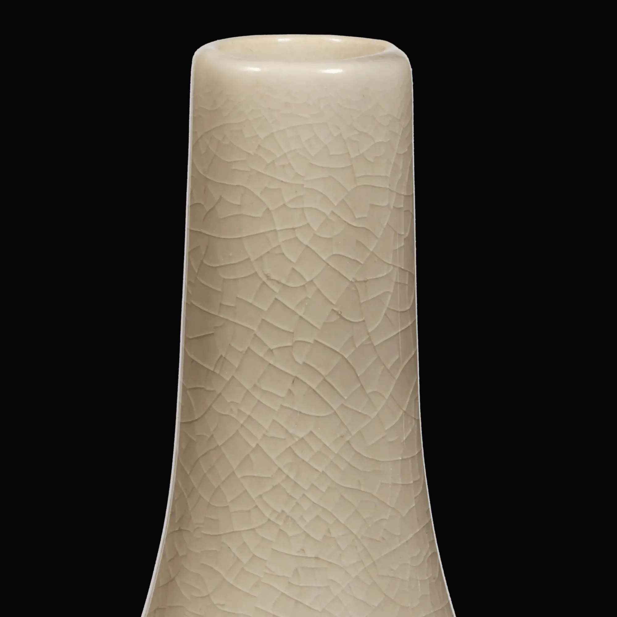 Bouclair Beige Ceramic Vase* Modern Decorative Vases|Home Decorative Items & Objects