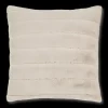 Bouclair Beige Cougar Faux Fur Throw Pillow* Decorative Throw Pillows