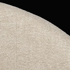 Bouclair Beige Fabric and Metal Dining Chair* Furniture Accessories|Dining Chairs