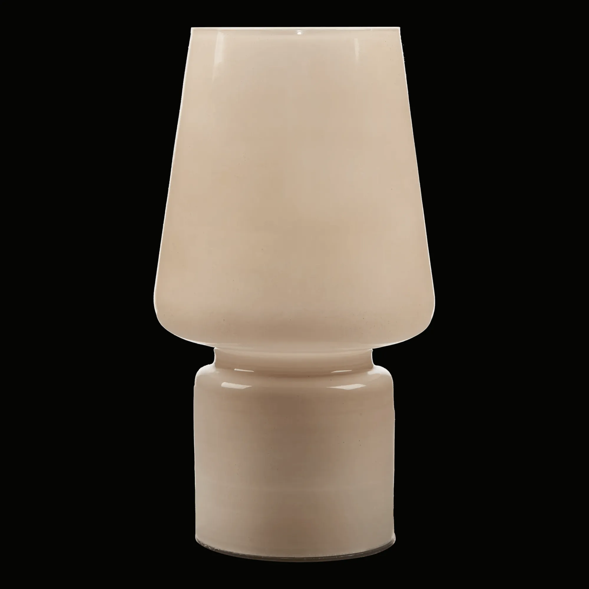 Bouclair Beige Glass Table Lamp* Table Lamps