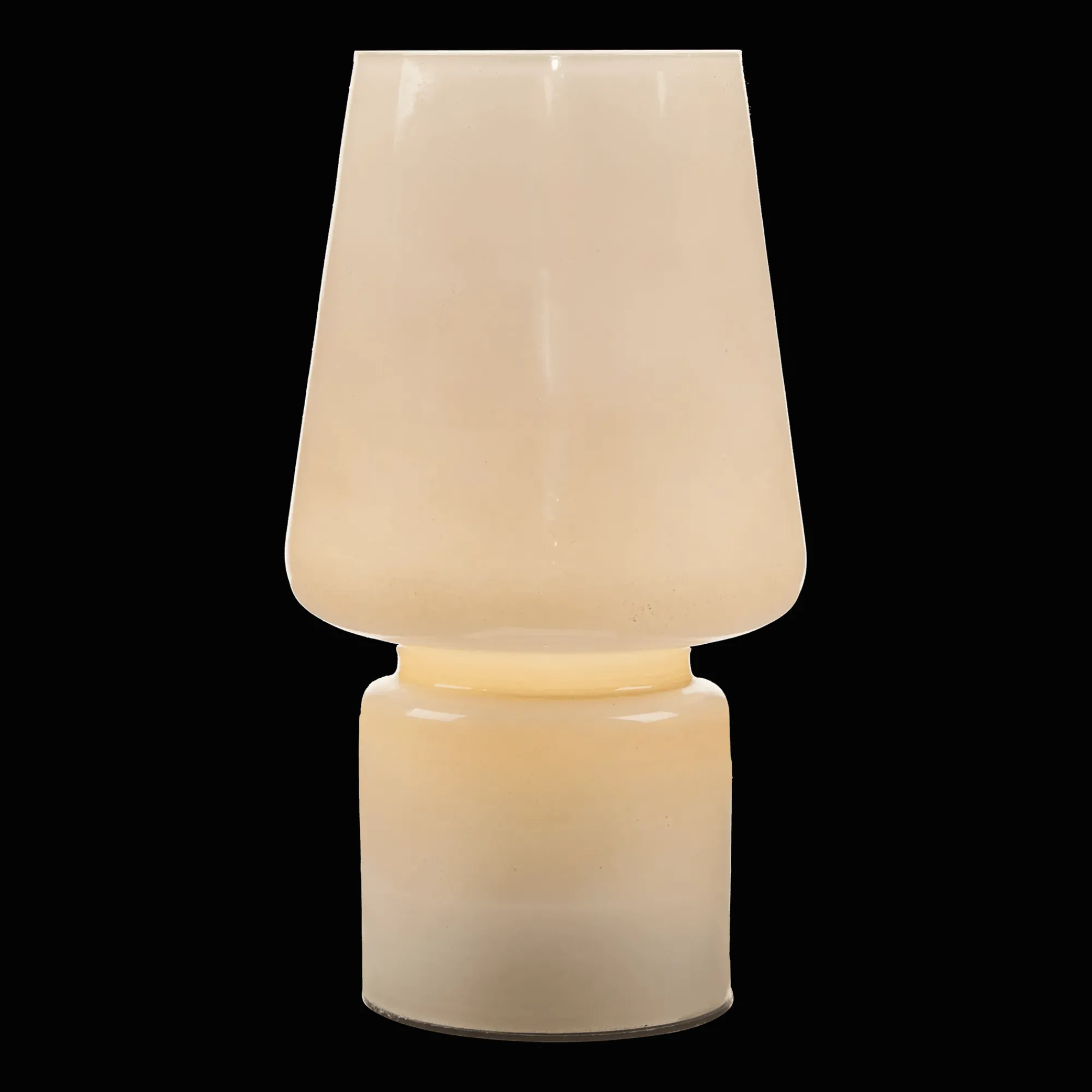 Bouclair Beige Glass Table Lamp* Table Lamps