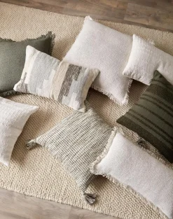 Bouclair Beige Palmer Decorative Pillow* Decorative Throw Pillows