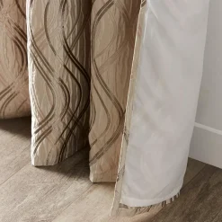 Bouclair Beige Prato Panel Curtain* Sheer Curtains & Window Sheer Panels|Room Darkening & Light Filtering Curtains