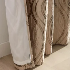 Bouclair Beige Prato Panel Curtain* Sheer Curtains & Window Sheer Panels|Room Darkening & Light Filtering Curtains