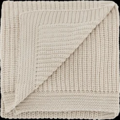 Bouclair Beige Ribba Throw* Decorative Throws & Blankets
