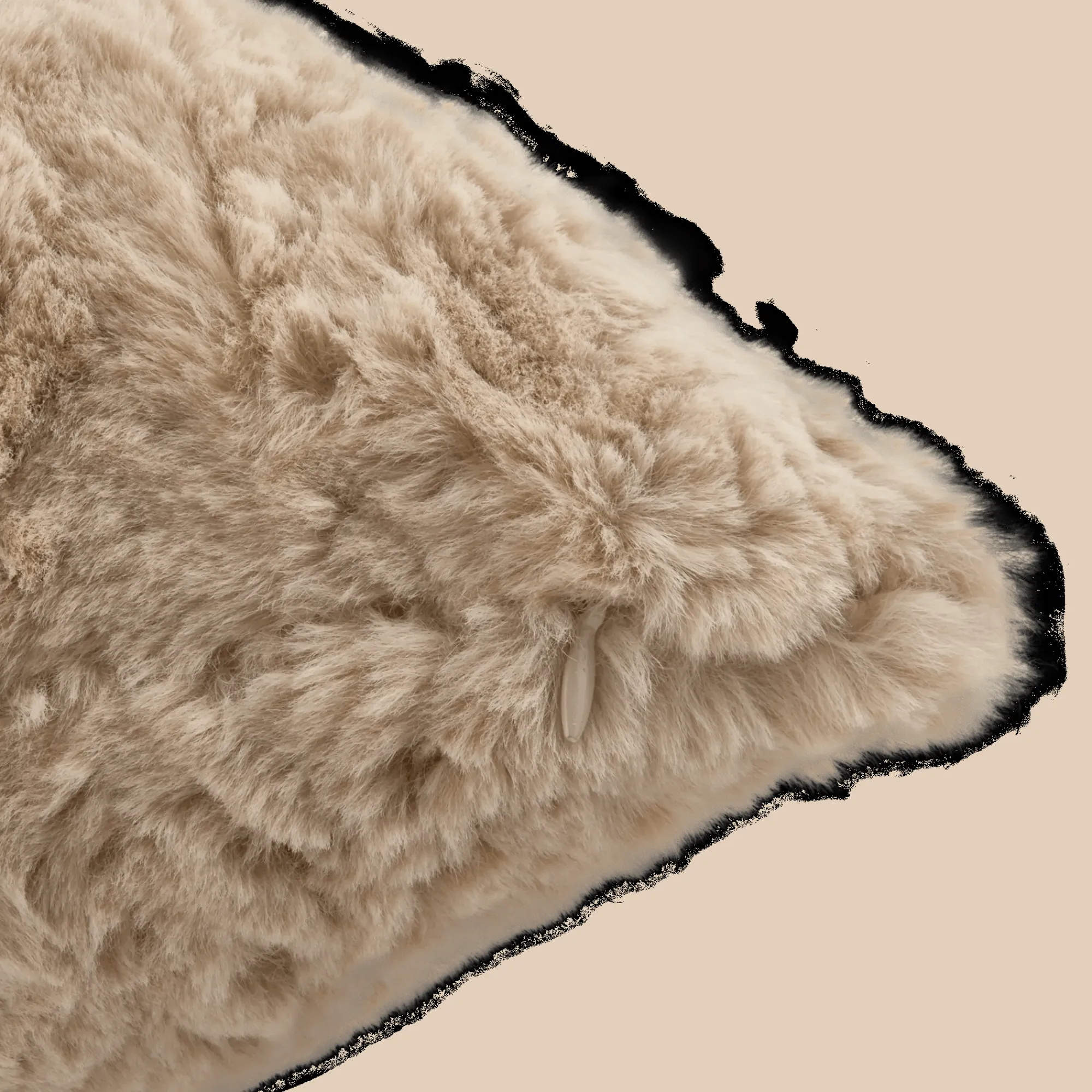 Bouclair Beige Set of 2 Ellyn Decorative Pillow* Decorative Throw Pillows