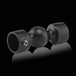 Bouclair Black Adjustable Connecting Elbows* Curtain Rod Set Accessories|Curtain Rods