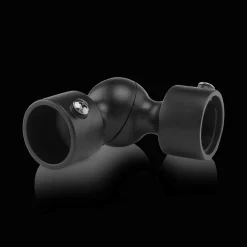 Bouclair Black Adjustable Connecting Elbows* Curtain Rod Set Accessories|Curtain Rods