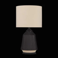 Bouclair Black And White Ceramic Table Lamp* Table Lamps