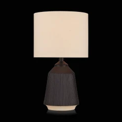 Bouclair Black And White Ceramic Table Lamp* Table Lamps