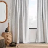 Bouclair Black And White Dayni Blackout Back-Tab Curtain* Sheer Curtains & Window Sheer Panels|Blackout Window Curtains