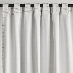 Bouclair Black And White Dayni Blackout Back-Tab Curtain* Sheer Curtains & Window Sheer Panels|Blackout Window Curtains