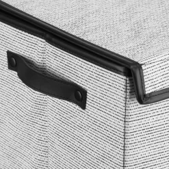 Bouclair Black And White Foldable Hamper* Storage Baskets & Hampers|Storage & Baskets