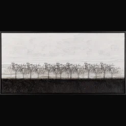 Bouclair Black and White Landscape Framed Art* Oil Paintings