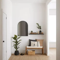 Bouclair Black Arched Mirror* Mirrors