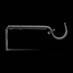 Bouclair Black Brackets* Curtain Rod Set Accessories|Curtain Rods