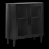 Bouclair Black Buffet with Glass Doors* Furniture Accessories|Buffet Tables & Credenzas