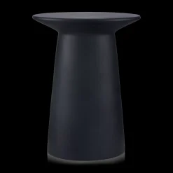 Bouclair Black Cement Hourglass Side Table* Side Tables|Coffee Tables & Side Tables