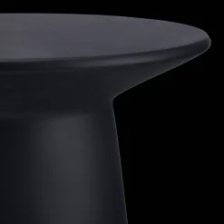 Bouclair Black Cement Hourglass Side Table* Side Tables|Coffee Tables & Side Tables