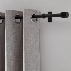 Bouclair Black Chelsea Curtain Rod Set - Diameter 16/19 mm* Curtain Rods