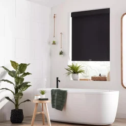 Bouclair Black Chita Cordless Blackout Roller Shade* Window Blinds & Shades