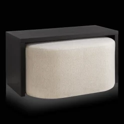 Bouclair Black Coffee Table with Ottoman* Coffee Tables|Coffee Tables & Side Tables