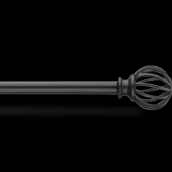 Bouclair Black Coppola Curtain Rod Set - Diameter 25 mm* Curtain Rods