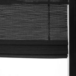 Bouclair Black Cordless Bali Shade* Window Blinds & Shades