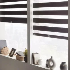 Bouclair Black Cordless Sheer Shade* Window Blinds & Shades