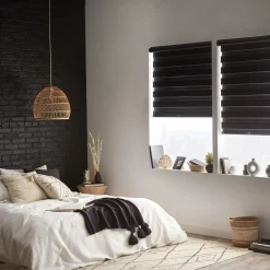 Bouclair Black Cordless Sheer Shade* Window Blinds & Shades