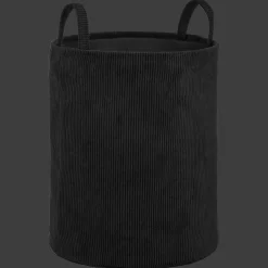 Bouclair Black Corduroy Hamper* Junior Decorative Accessories