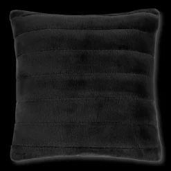Bouclair Black Cougar Faux Fur Throw Pillow* Decorative Throw Pillows