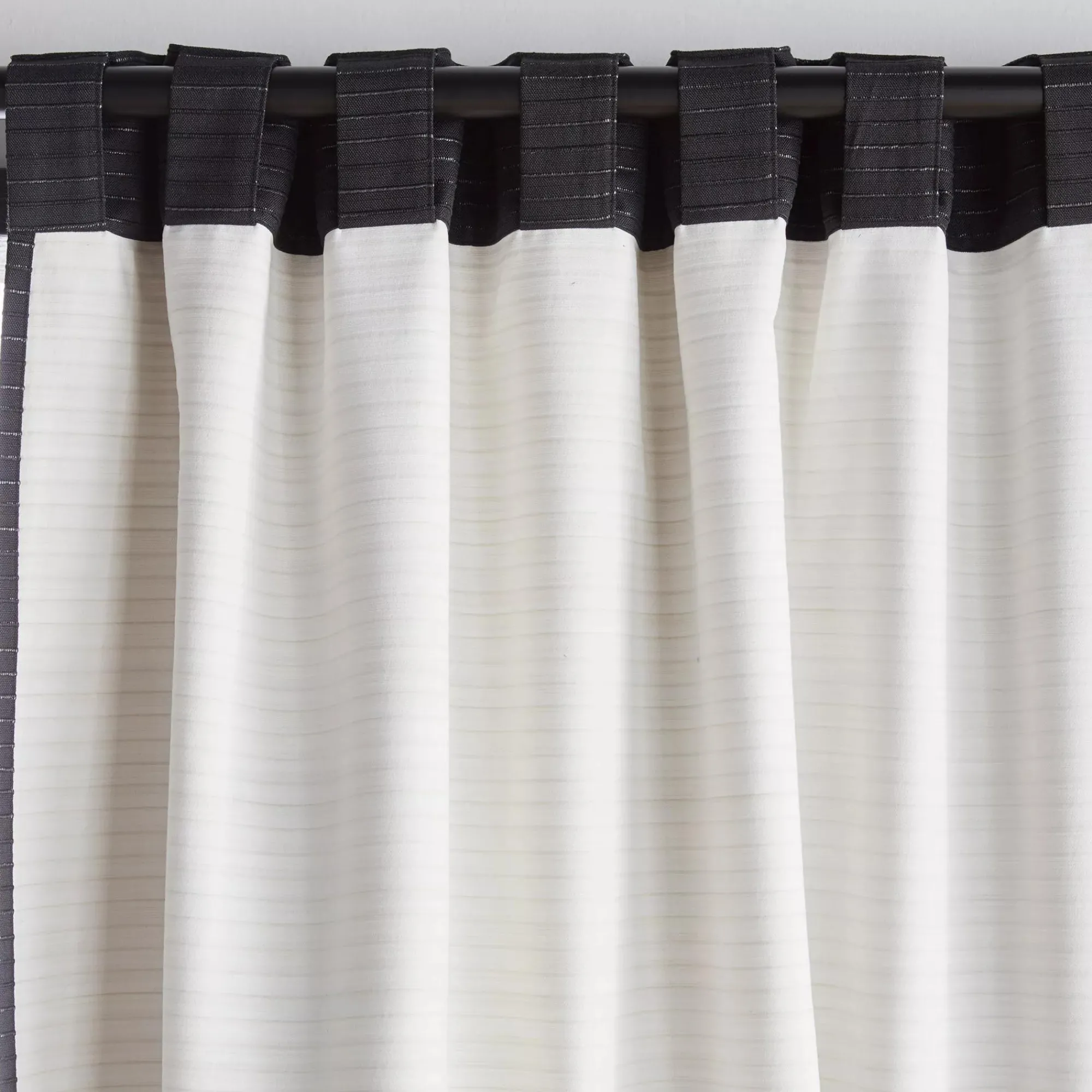 Bouclair Black Dayni Blackout Back-Tab Curtain* Sheer Curtains & Window Sheer Panels|Blackout Window Curtains
