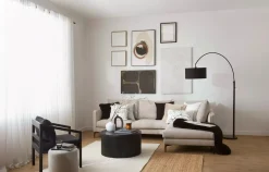 Bouclair Black Logan Faux Fur Throw* Decorative Throws & Blankets