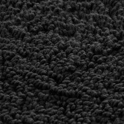 Bouclair Black Oval Tufted Bath Mat* Bath Mats