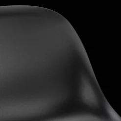 Bouclair Black Plastic and Wood Metal Veneer Counter Stool* Furniture Accessories|Bar & Counter Stools