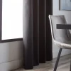 Bouclair Black Quincy Panel Curtain* Sheer Curtains & Window Sheer Panels|Room Darkening & Light Filtering Curtains