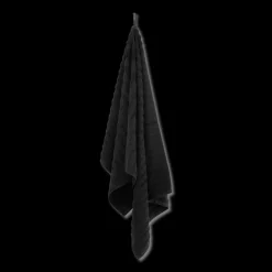 Bouclair Black Ribbed Bath Towel* Bath Towels