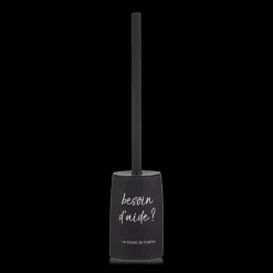 Bouclair Black Toilet Brush With French Typography* Bathroom Accessories