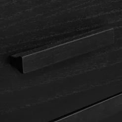 Bouclair Black Veneer 3-Drawer Console* Furniture Accessories|Consoles