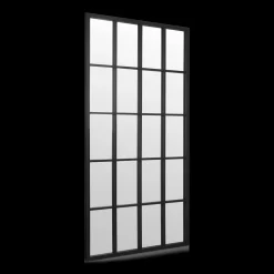 Bouclair Black Windowpane Mirror* Mirrors